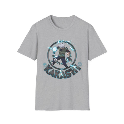 Kakashi Unisex Softstyle T-Shirt - Perfect for Anime Fans