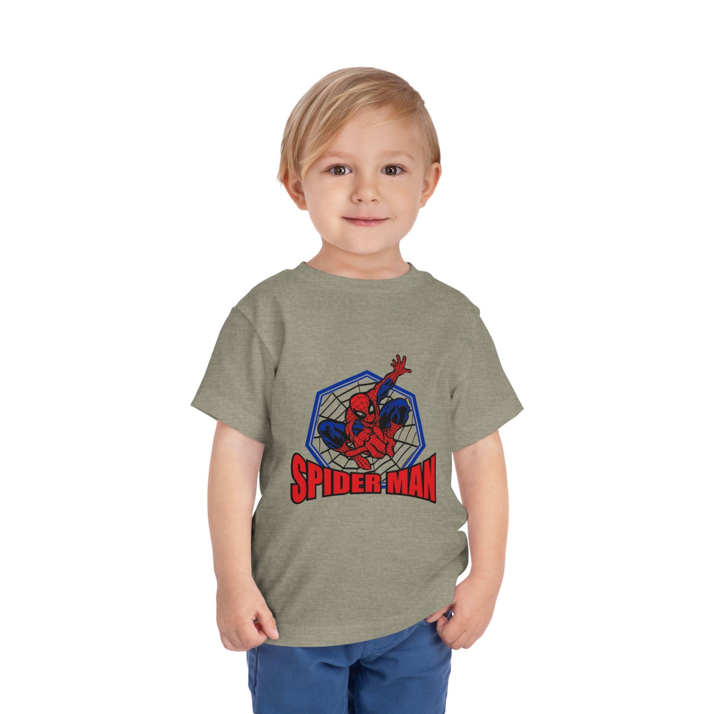 Spider-Man Toddler T-Shirt, Cute Kids Tee, Superhero Birthday Gift, Child's Playwear, Cartoon Apparel