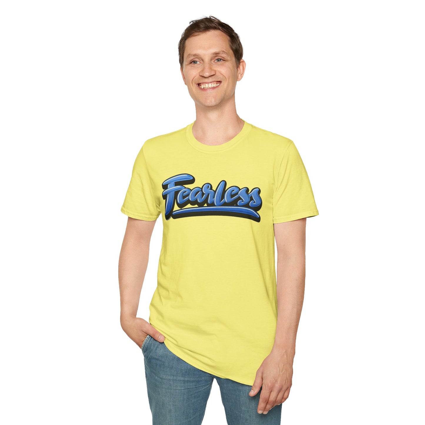 Fearless Unisex Softstyle T-Shirt - Inspiring Graphic Tee for Confident Self-Expression