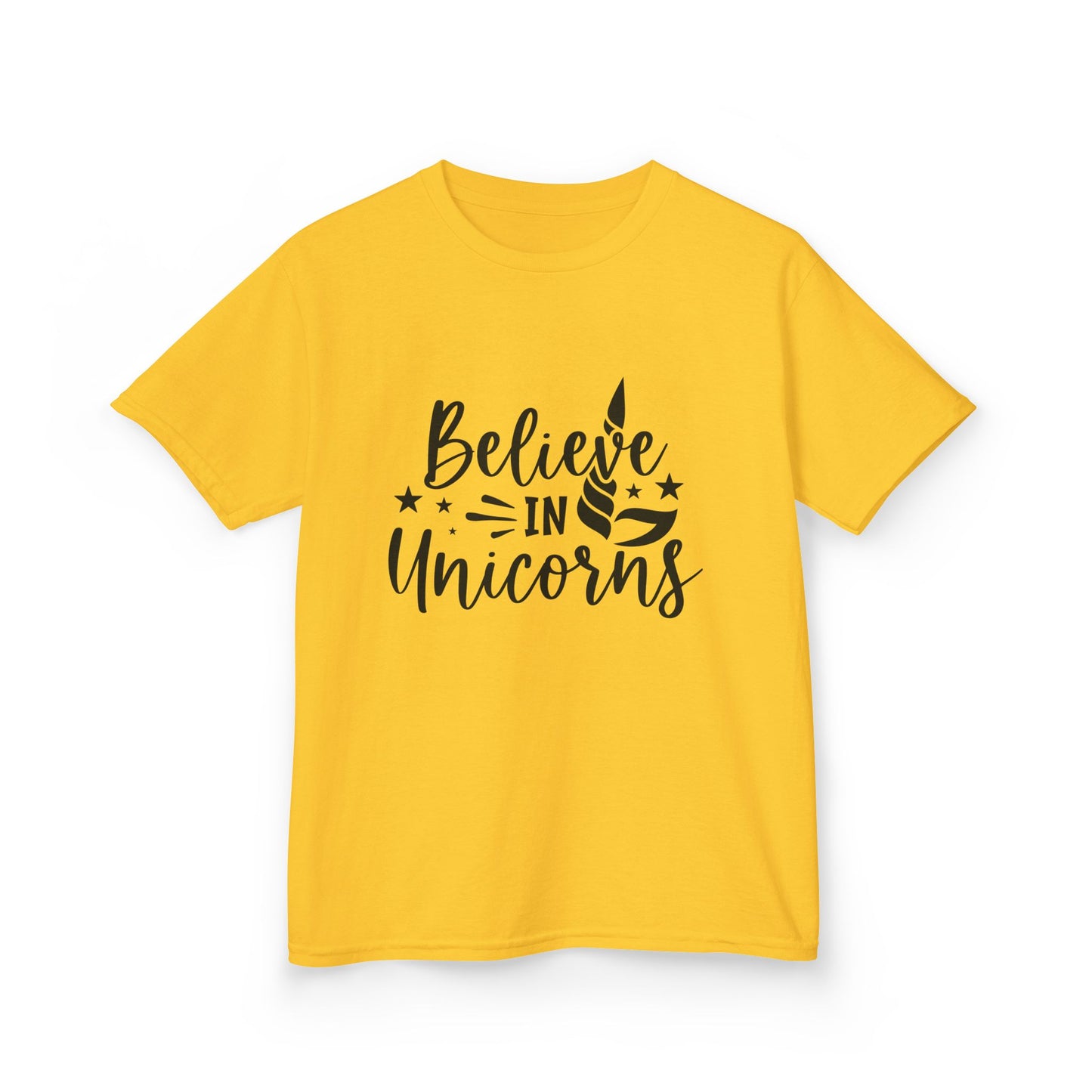 Believe in Unicorns Kids T-Shirt - Inspirational Cotton Tee for Dreamers