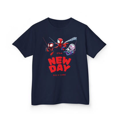 Superhero Kids T-Shirt, Fun Cotton Tee for Boys and Girls, Birthday Gift, Casual Wear, Everyday Style, Spider-Man Inspired Tee
