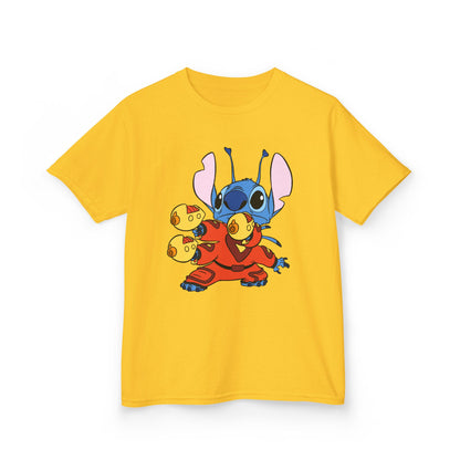 Whimsical Cartoon Kids Tee, Fun Graphic Tee, Birthday Gift, Playful T-Shirt, Holiday Apparel, Cute Kids Clothing