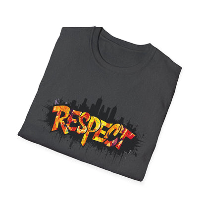 Respect Graphic Unisex T-Shirt, Urban Style Tee, Streetwear Top, Casual Wear, Gift for Friends, Stylish Statement Shirt