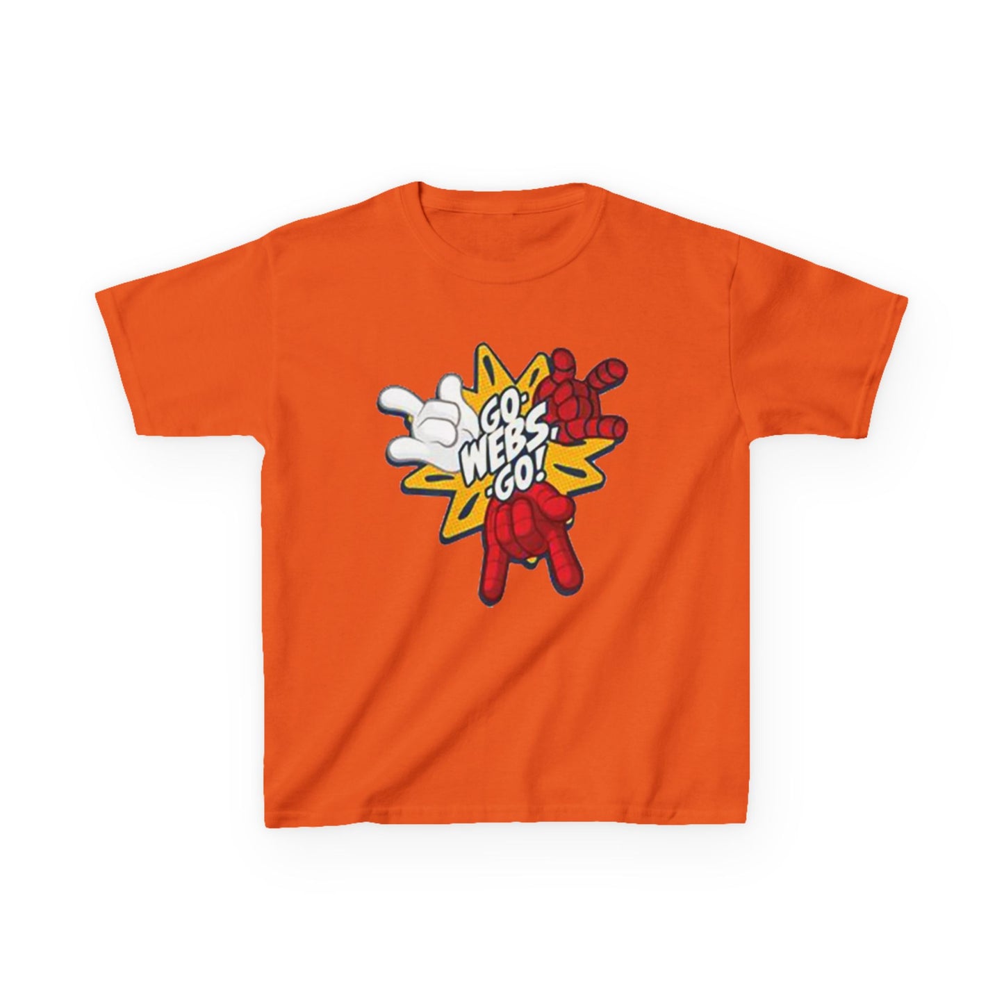 Kids Superhero Graphic Tee - Go Webs Go!