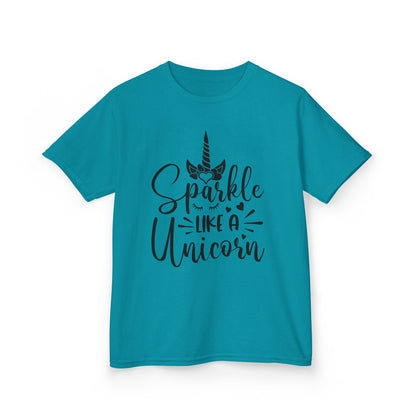 Sparkle Like A Unicorn Kids Tee - Fun & Colorful Cotton Shirt