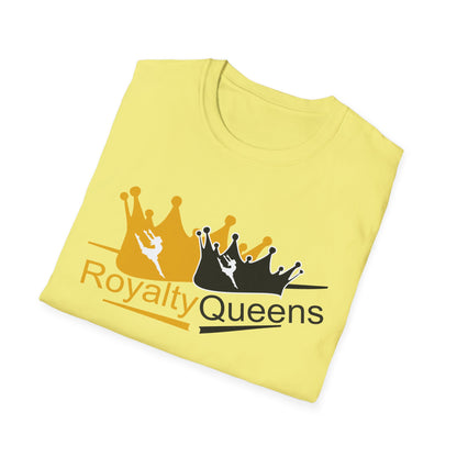 Royalty Queens T-Shirt, Unisex Softstyle Tee, Perfect for Gifts, Birthday Celebrations, Casual Wear, Empowerment Fashion, Unique Style