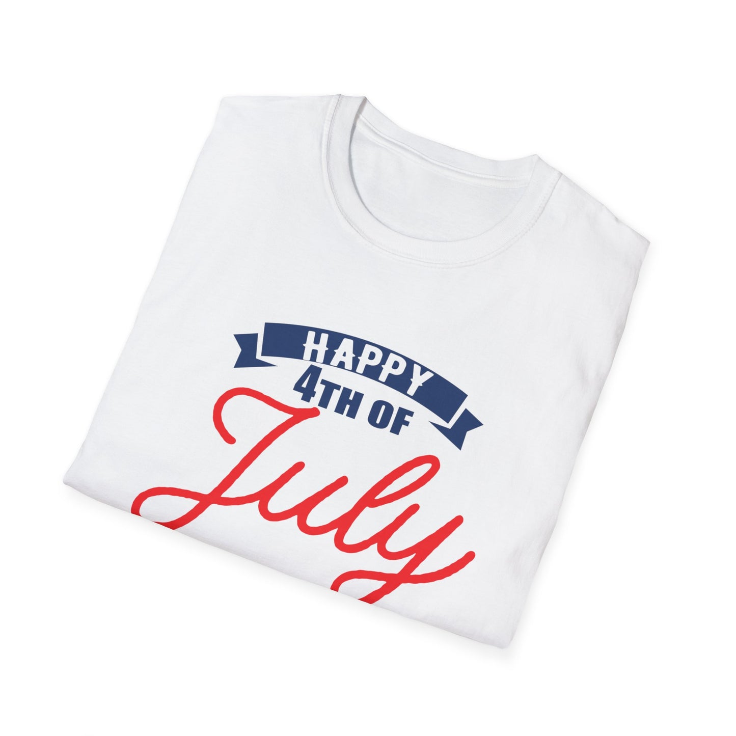 Happy 4th of July Unisex T-Shirt, Independence Day Tee, Summer Celebration Shirt, Patriotic Apparel, Casual Festival Wear