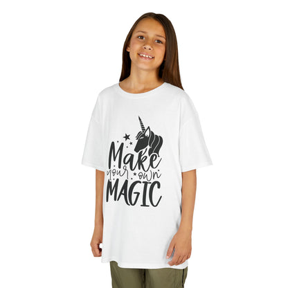Kids Unicorn Magic Tee - 'Make Your Own Magic' Cotton Shirt