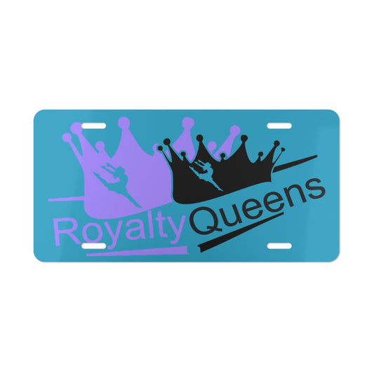 Royalty Queens Vanity Plate - Custom Car Tag, Personalized License Plaque for Queens, Fun Gift for Birthdays, Princess-Themed Decor