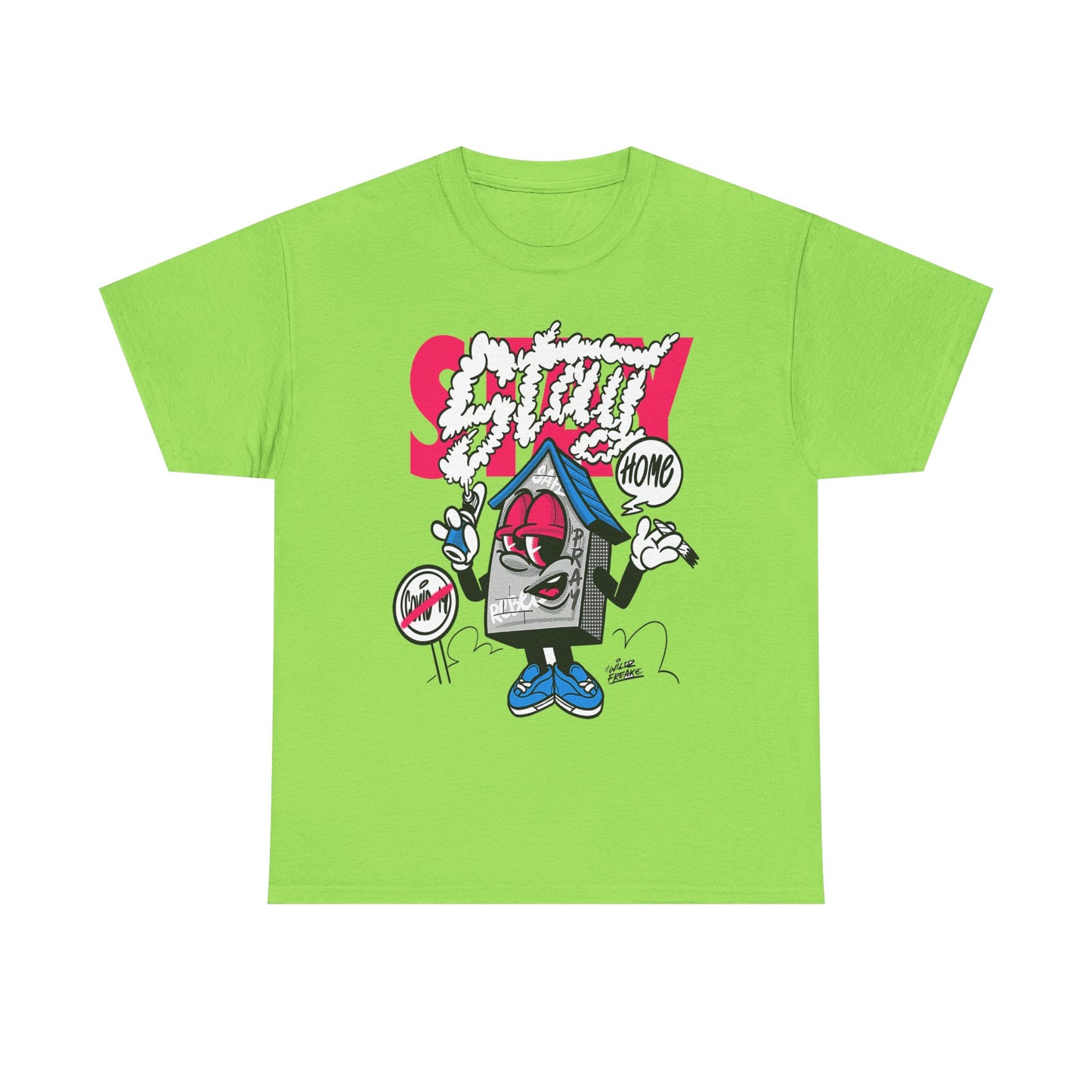 Street Art Unisex Heavy Cotton Tee - SNOT HOME Graphic Design