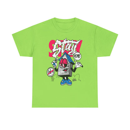 Street Art Unisex Heavy Cotton Tee - SNOT HOME Graphic Design