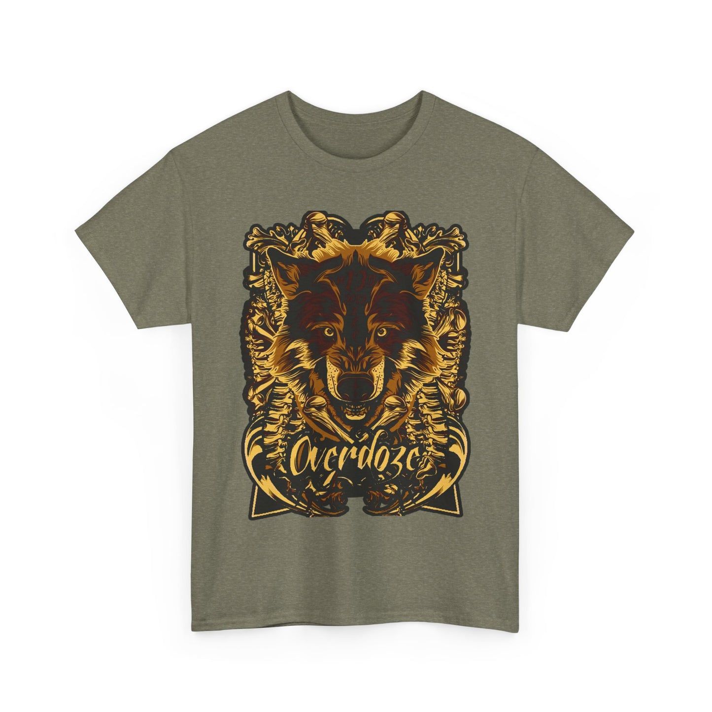 Courageous Wolf Unisex Heavy Cotton Tee