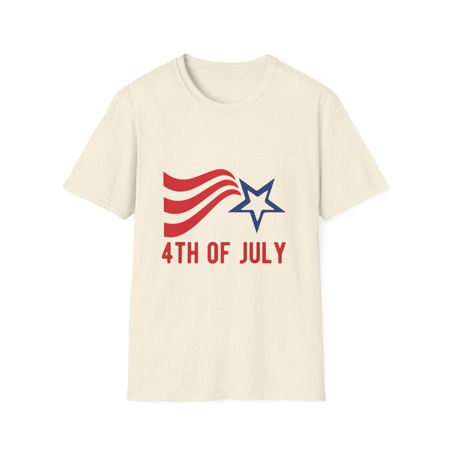 Patriotic 4th of July Unisex T-Shirt, Independence Day Shirt, USA Shirt, Casual Summer Tee, Red White Blue Celebration Tee