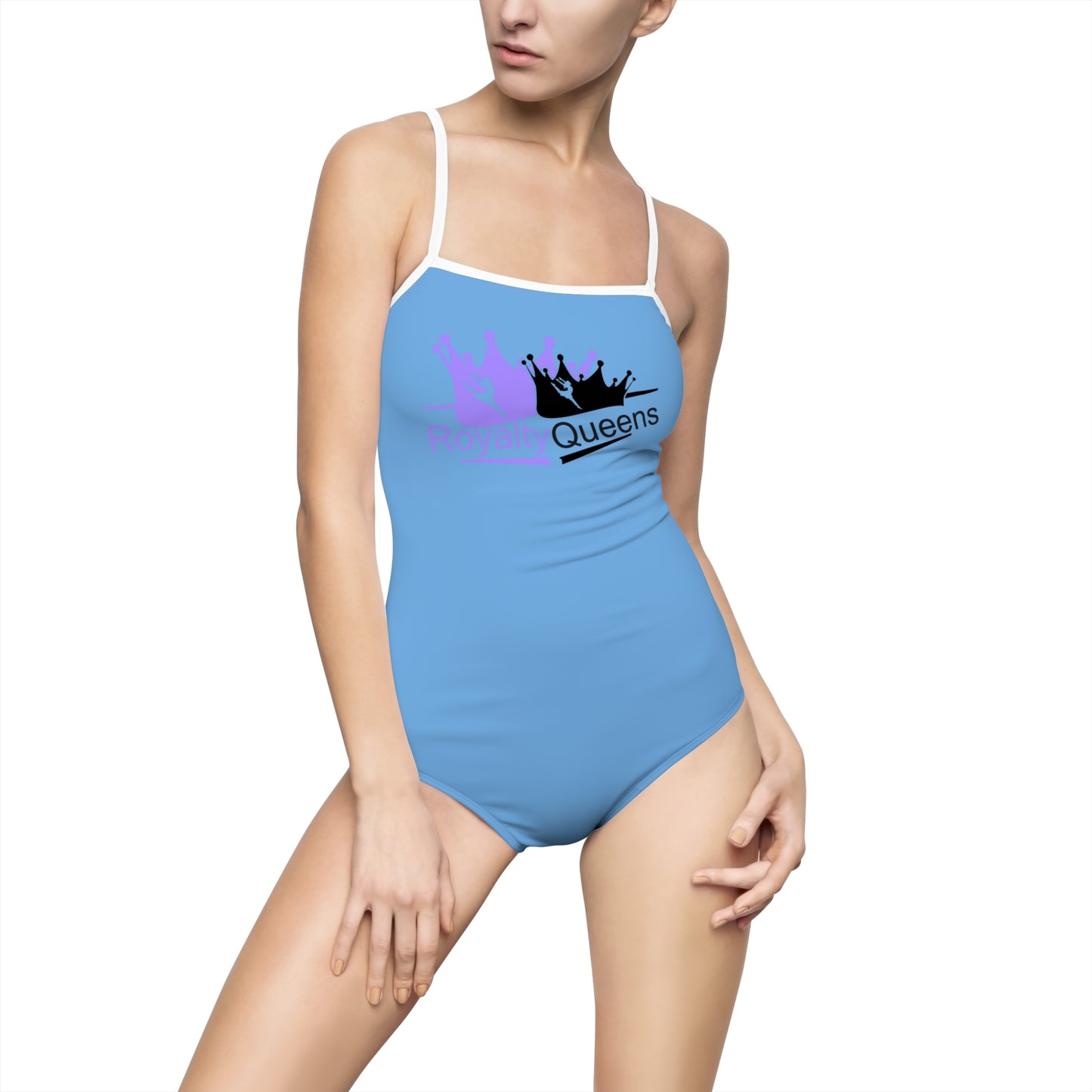 Sassy Queens One-Piece Swimsuit, Summer Beachwear, Pool Party Attire, Vacation Swimwear, Fun Swim Suit, Gift for Friends