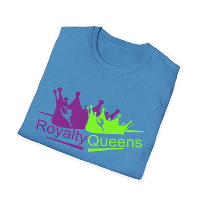 Royalty Queens Unisex T-Shirt | Fun Graphic Tee for Gifts, Celebrations, Birthdays, Crown Lovers, Casual Wear