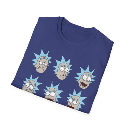 Rick and Morty Unisex Softstyle T-Shirt - Fun Cartoon Design for Fans