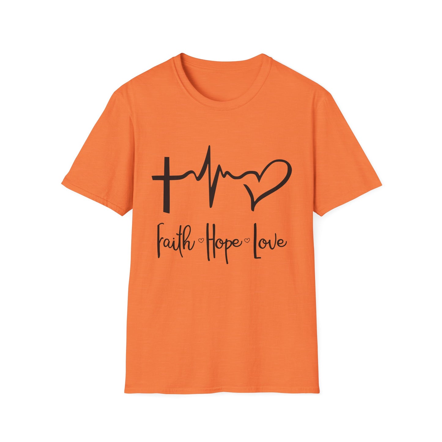 Faith Hope Love Unisex T-Shirt - Inspirational Graphic Tee for Everyday Wear