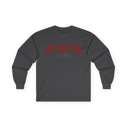 Arkansas Est. 1836 Long Sleeve Tee