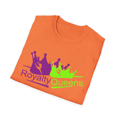 Royalty Queens Unisex T-Shirt | Fun Graphic Tee for Gifts, Celebrations, Birthdays, Crown Lovers, Casual Wear