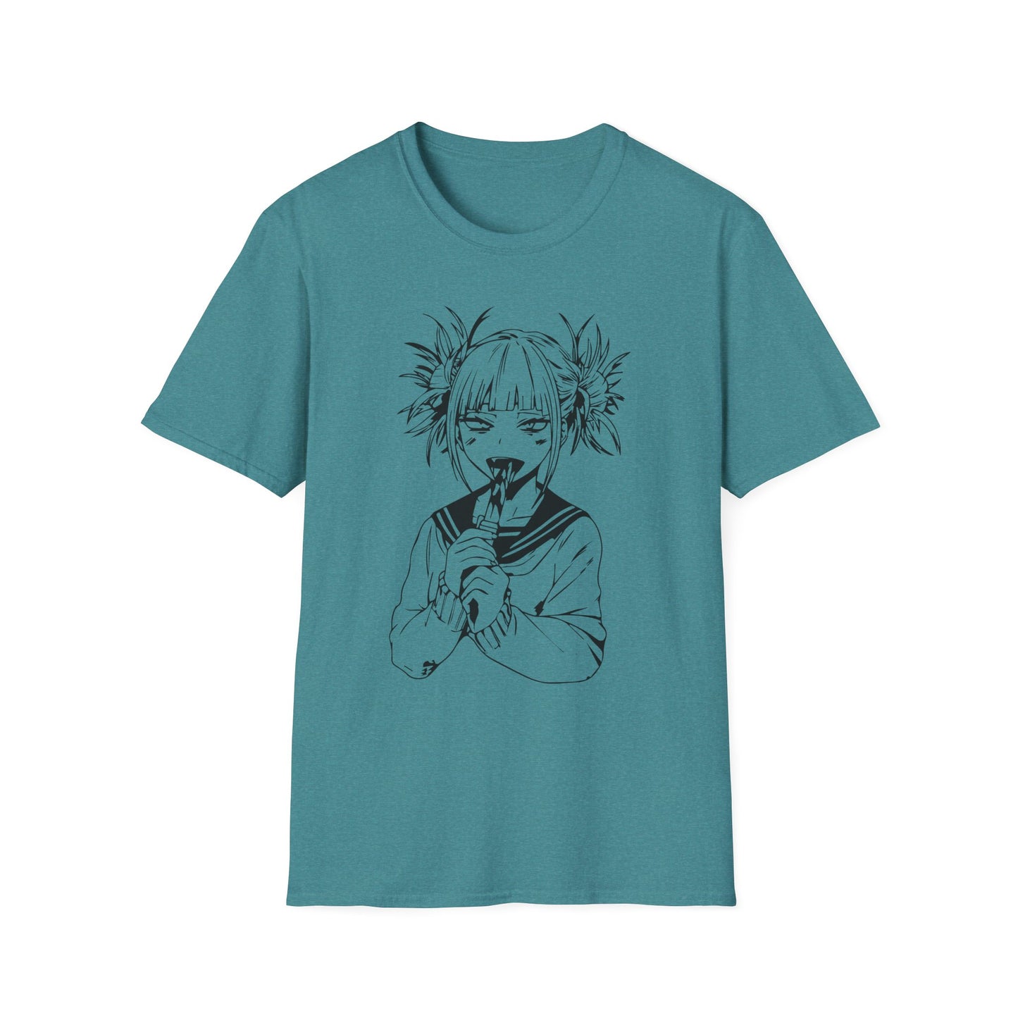 Cute Anime Character Unisex Softstyle T-Shirt - Perfect for Fans and Casual Wear