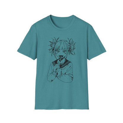 Cute Anime Character Unisex Softstyle T-Shirt - Perfect for Fans and Casual Wear