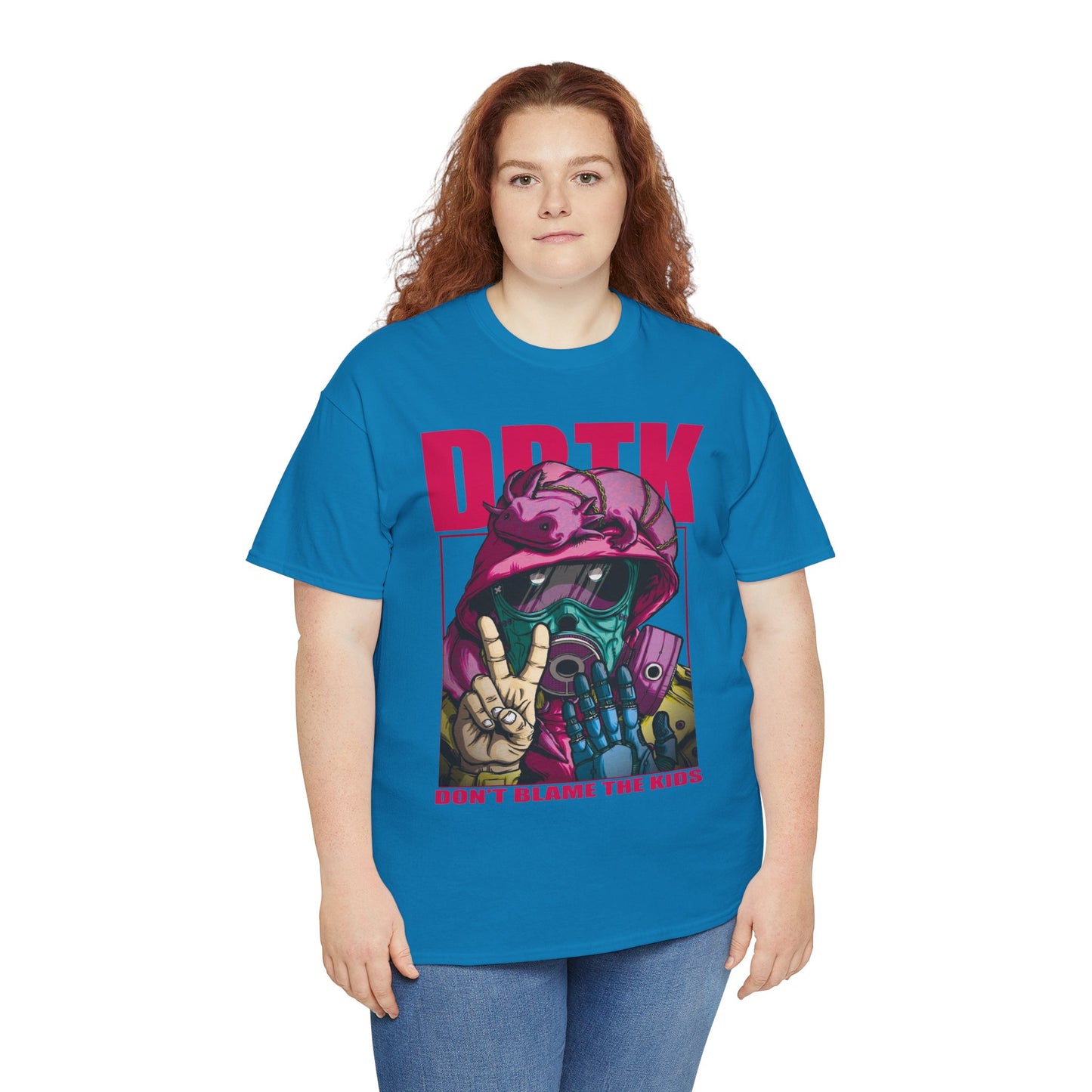 Unisex Heavy Cotton Tee - 'Don't Blame The Kids' Graphic T-Shirt for Trendy Streetwear Lovers