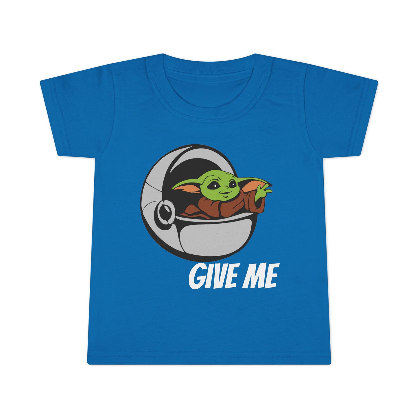 Cute Baby Yoda Toddler T-Shirt - 'Give Me' Design