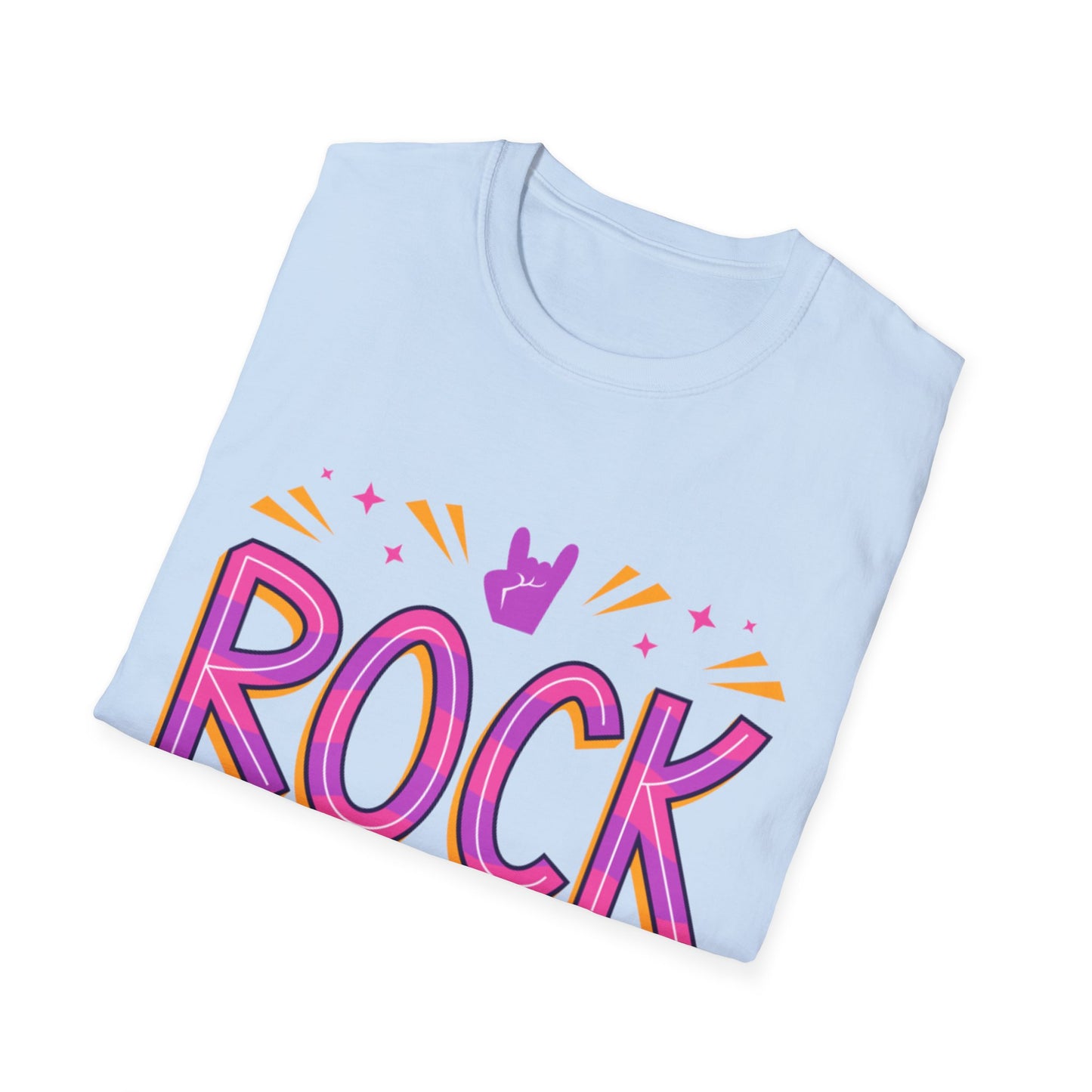 Rock Forever Unisex Softstyle T-Shirt, Music Lover Tee, Gift for Musicians, Festival Apparel, Rock Band T-Shirt