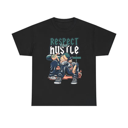 Respect the Hustle Unisex Heavy Cotton Tee - Streetwear Style Graphic Tee