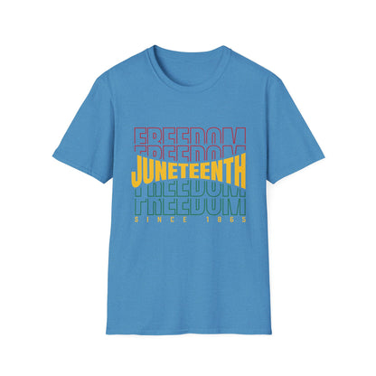 Juneteenth Freedom T-Shirt, Unisex Softstyle Tee, Celebrate Freedom, African American History, Independence Day Shirt, Gift for Activists