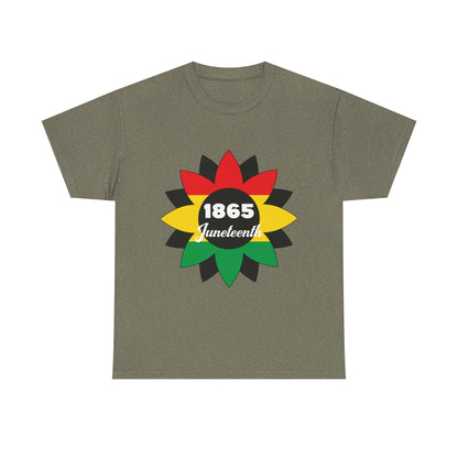 Juneteenth Celebration Tee - Unisex Heavy Cotton Shirt, African Heritage Apparel, Black History Month, 1865 Roots, Proud Culture Wear