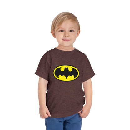 Batman Toddler Short Sleeve Tee - Superhero Shirt for Kids, Birthday Gift, Adventure Wear, Playtime Apparel, Comic Fan Clothing