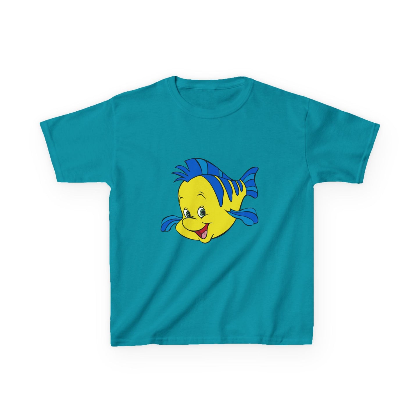 Kids Cartoon Fish Tee - Fun Summer T-Shirt, Gift for Birthday, Beach Day, Family Outings, Vacation Wear