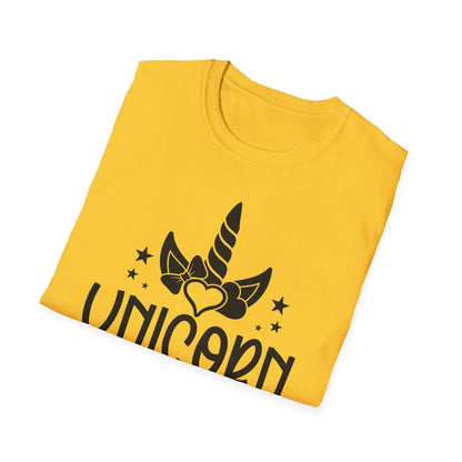 Unicorn Girl Softstyle T-Shirt for Kids & Teens - Cute Fantasy Tee