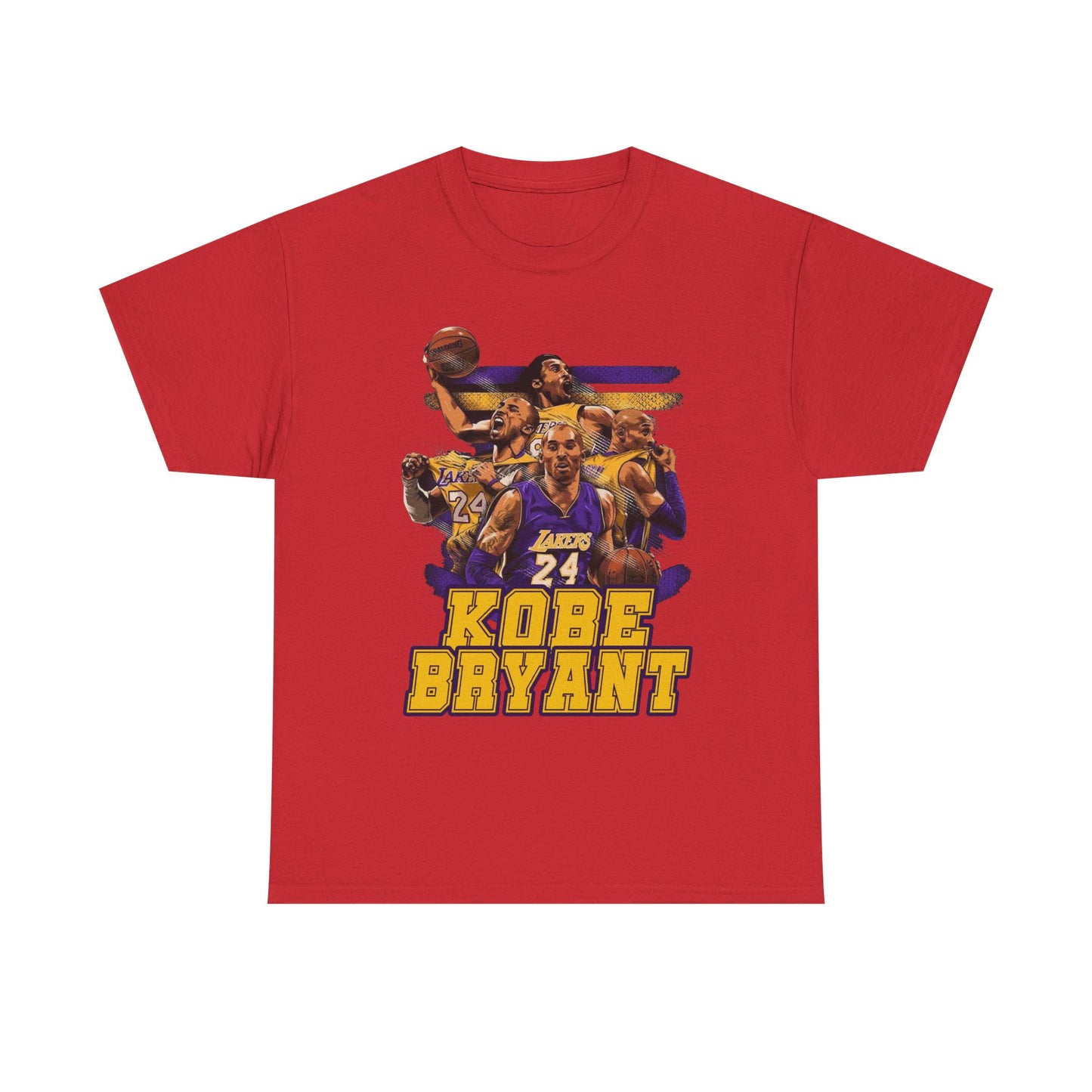 Kobe Bryant Tribute Unisex Heavy Cotton Tee - Basketball Legend Shirt