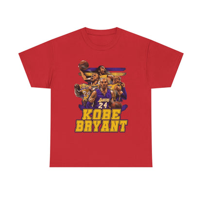 Kobe Bryant Tribute Unisex Heavy Cotton Tee - Basketball Legend Shirt