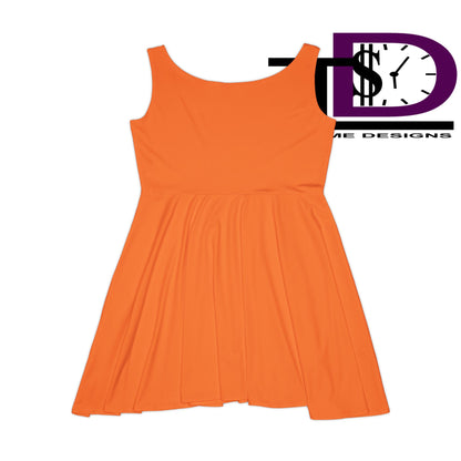 Royalty Queens Women's Skater Dress, Fun Casual Dress, Summer Wear, Festival Outfit, Cute Party Dress, Gift for Her