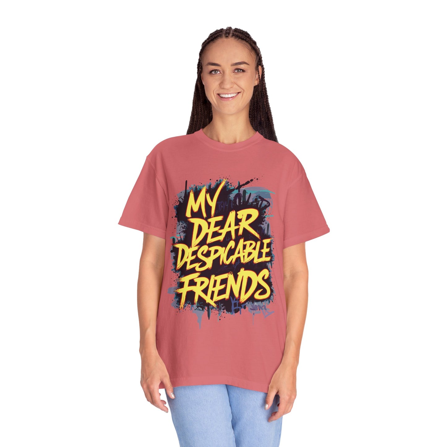 Despicable Friends Graphic Tee, Unisex T-Shirt, Casual Wear, Gift for Friends, Fun Statement Shirt, Graphic Tee for Fans