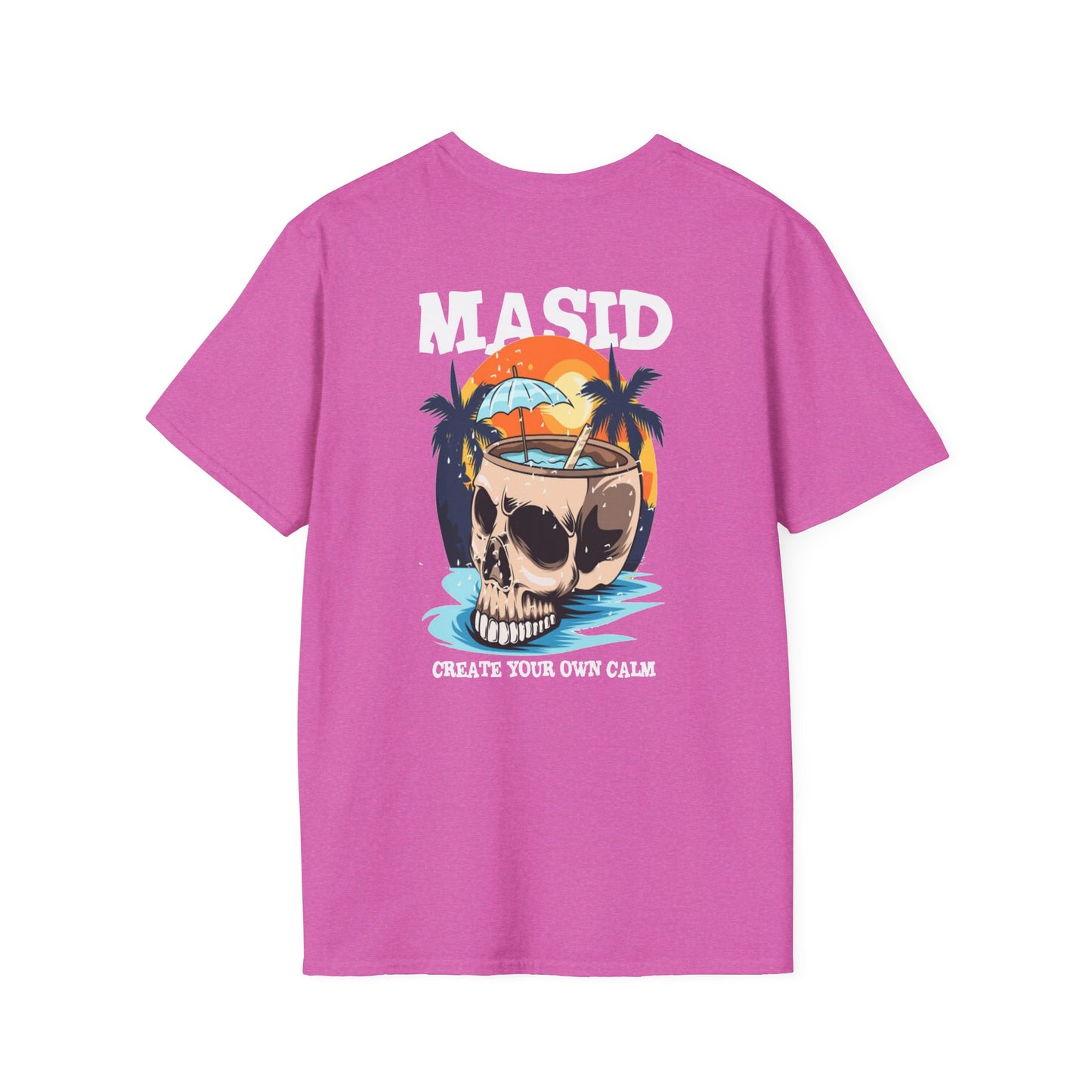 Unisex Softstyle T-Shirt - 'Create Your Own Calm' & Anime Design