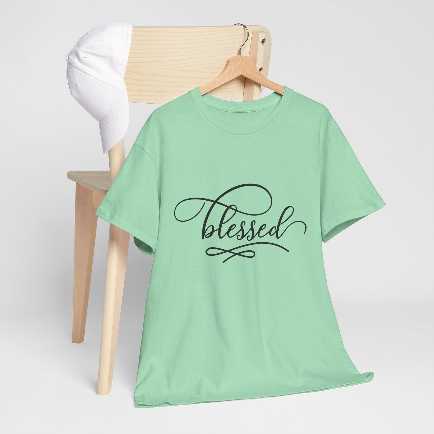 Blessed Unisex Heavy Cotton Tee - Comfortable and Meaningful Shirt for Everyday Wear
