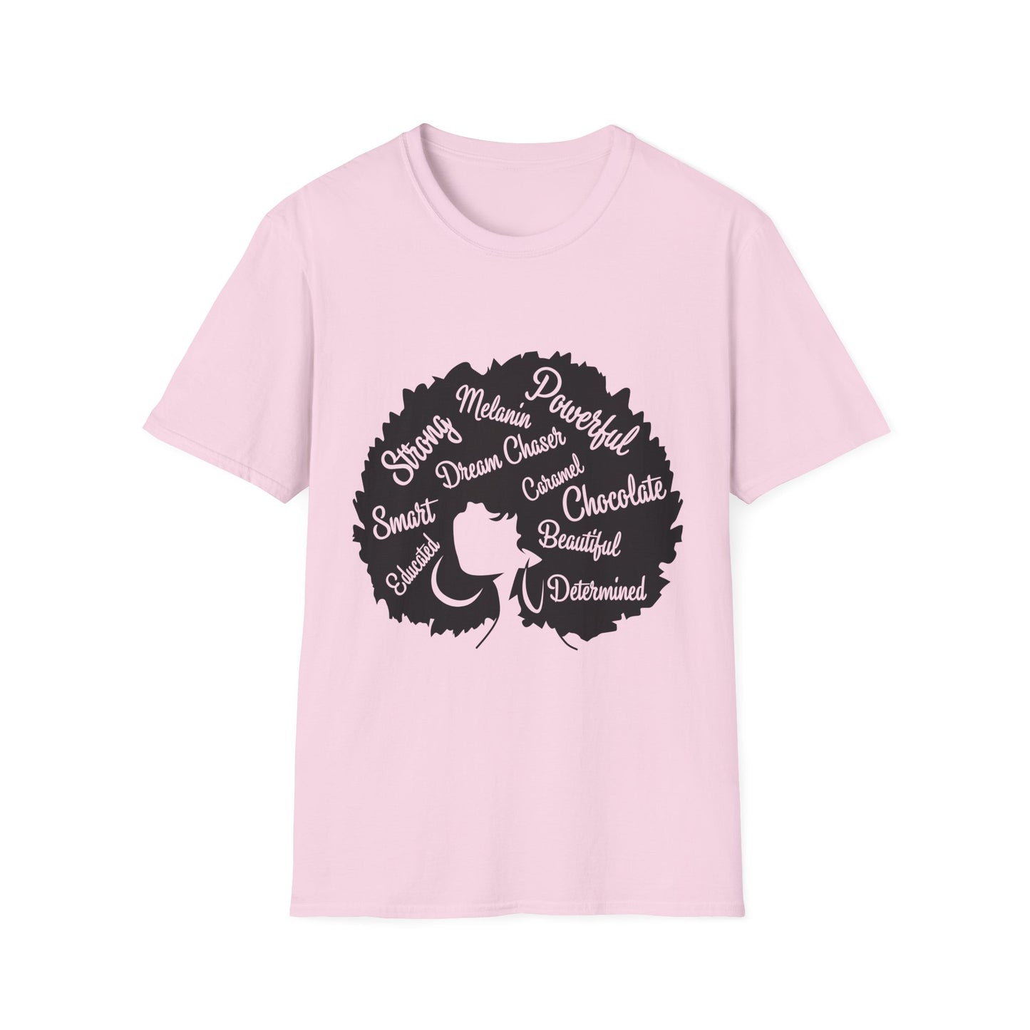 Empowering Afro-Heart Unisex T-Shirt, Celebrating Black Culture, Affirmation Tee, Gift for Her, Inspirational Shirt