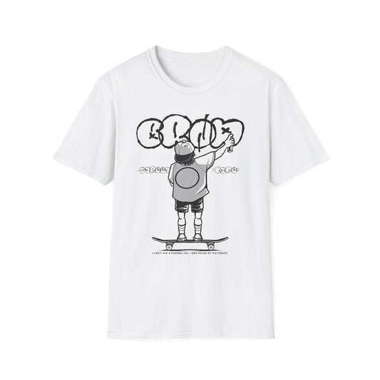 Skateboard Graffiti T-Shirt – Unisex Softstyle Tee for Streetwear Fans