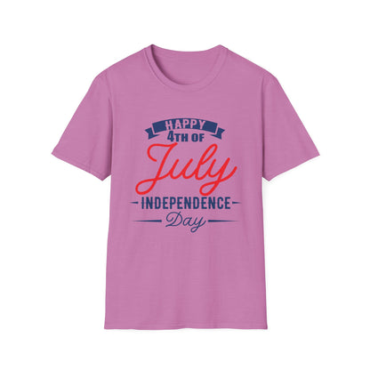 Happy 4th of July Unisex T-Shirt, Independence Day Tee, Summer Celebration Shirt, Patriotic Apparel, Casual Festival Wear