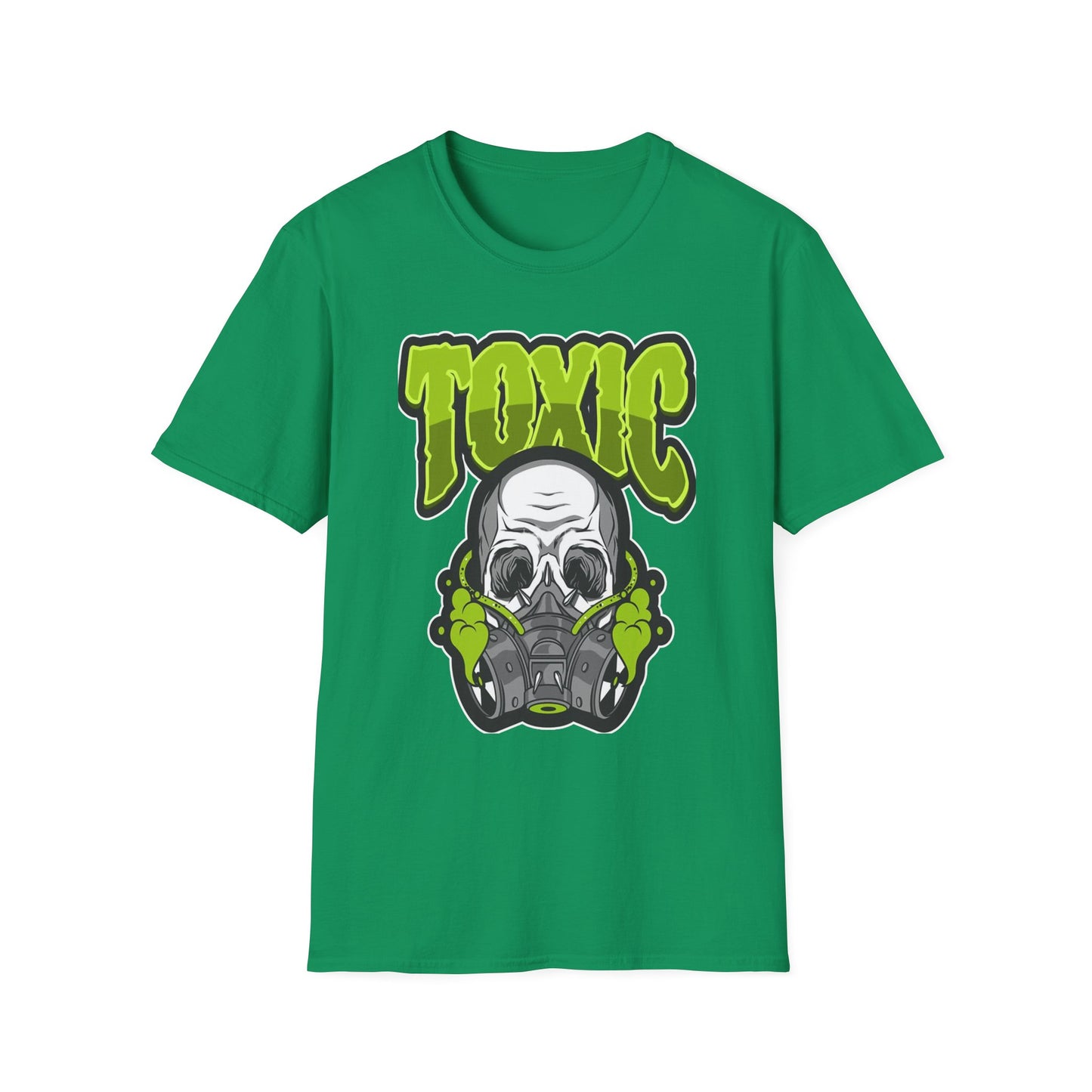 Toxic Skull Graphic Tee - Unisex Softstyle T-Shirt
