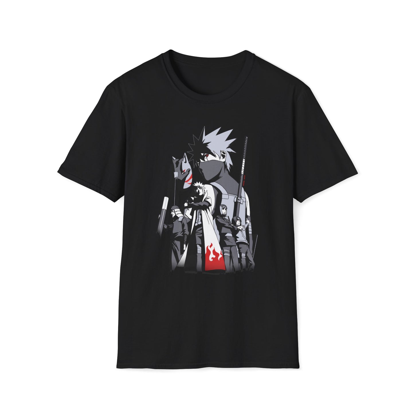 Anime Naurto Inspired Unisex Softstyle T-Shirt - Bold Graphic Design