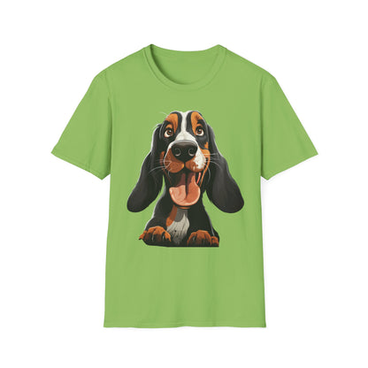 Cute Dog Graphic Unisex Softstyle T-Shirt - Perfect for Pet Lovers