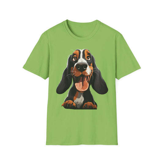 Cute Dog Graphic Unisex Softstyle T-Shirt - Perfect for Pet Lovers