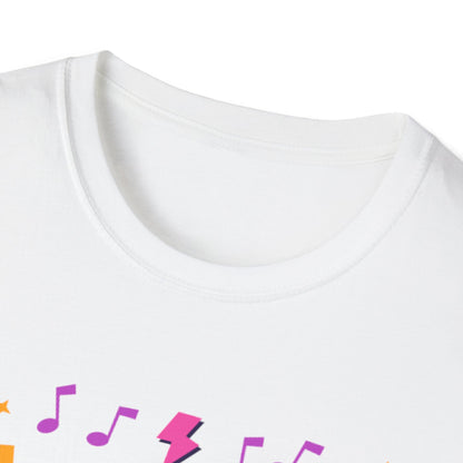 Rock the Day Unisex Softstyle T-Shirt - Music Lover Gift, Concert T-Shirt, Statement Tee, Fun Casual Wear, Rock Music Apparel