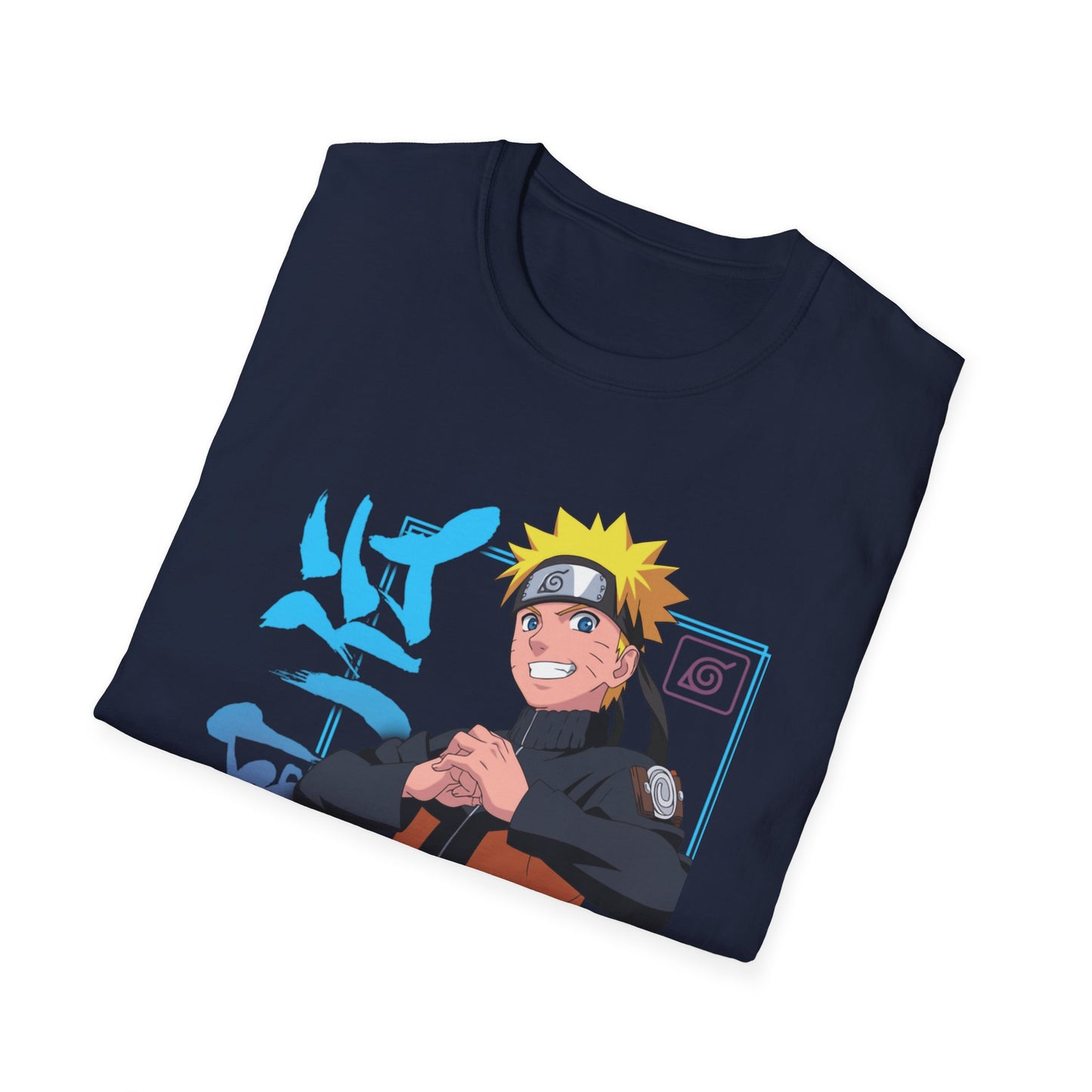 Anime-Inspired Unisex Softstyle T-Shirt - Naruto Design