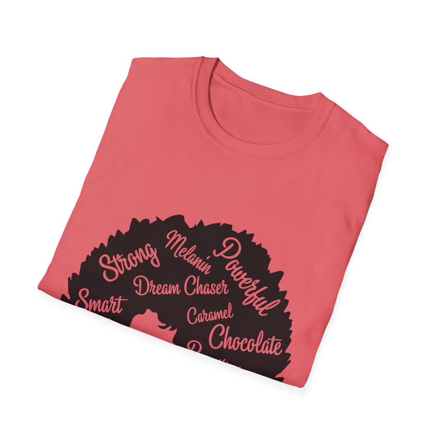 Empowering Afro-Heart Unisex T-Shirt, Celebrating Black Culture, Affirmation Tee, Gift for Her, Inspirational Shirt